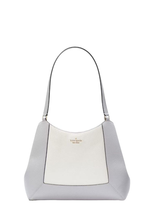 Lena Colorblock Large Triple Compartment Shoulder Bag Mountain Grey Multi