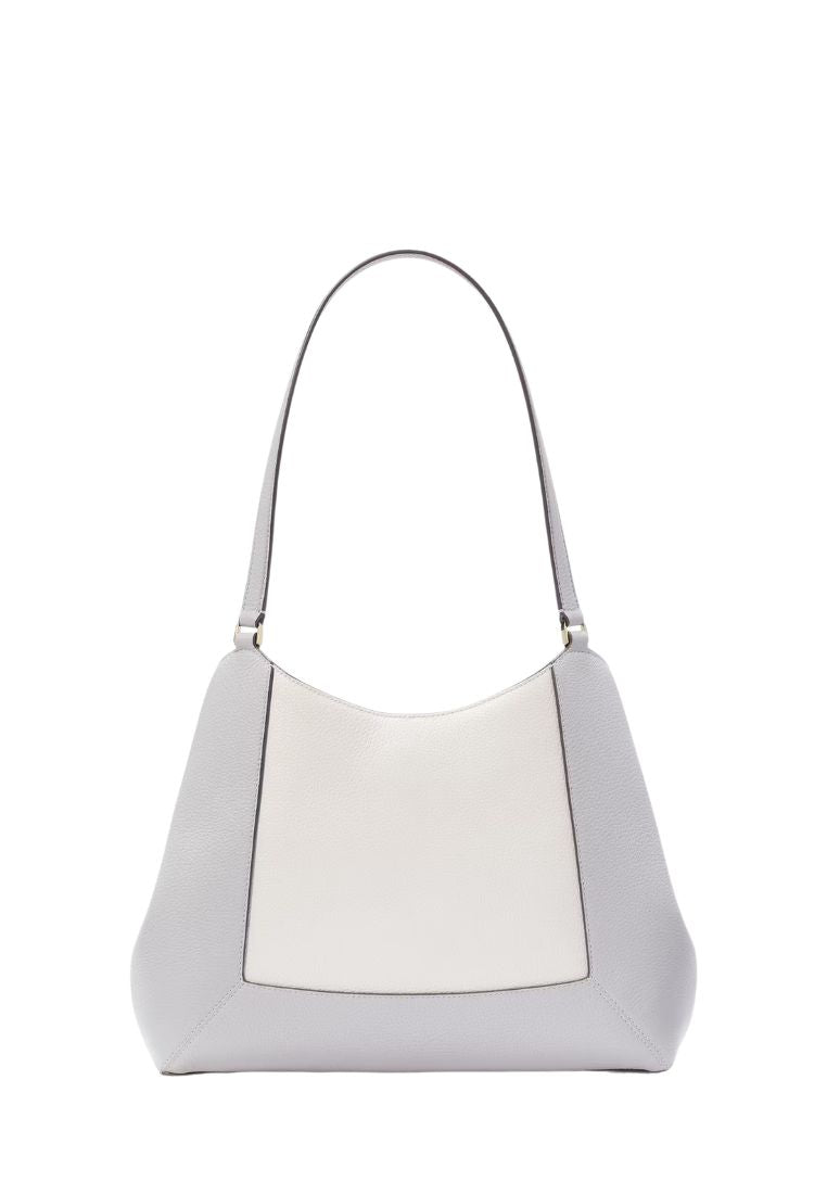 Lena Colorblock Large Triple Compartment Shoulder Bag Mountain Grey Multi