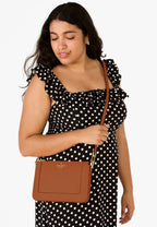 Lena Double Compartment Crossbody Warm Gingerbread