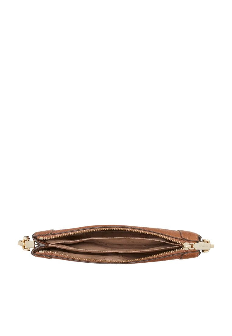 Lena Double Compartment Crossbody Warm Gingerbread