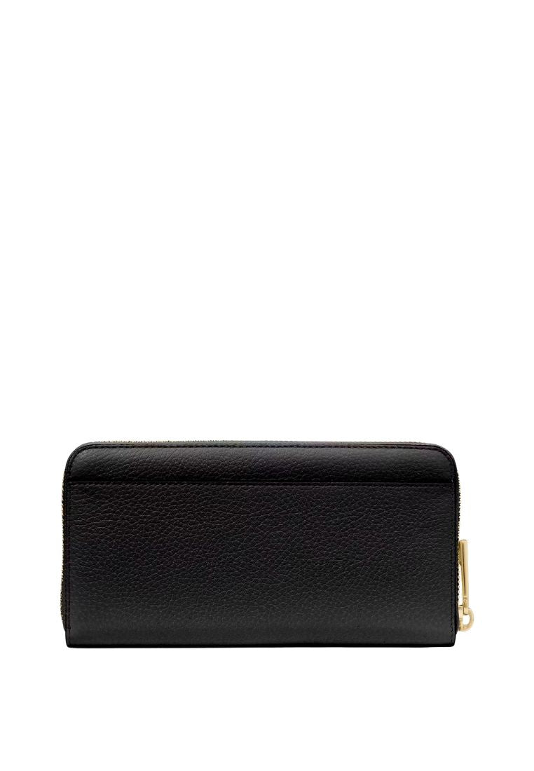 Lena Large Continental Wallet Black