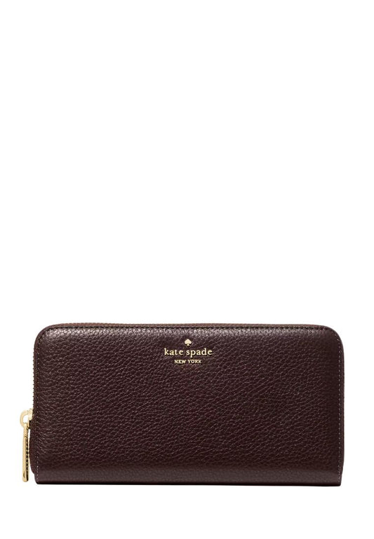 Lena Large Continental Wallet Hot Fudge