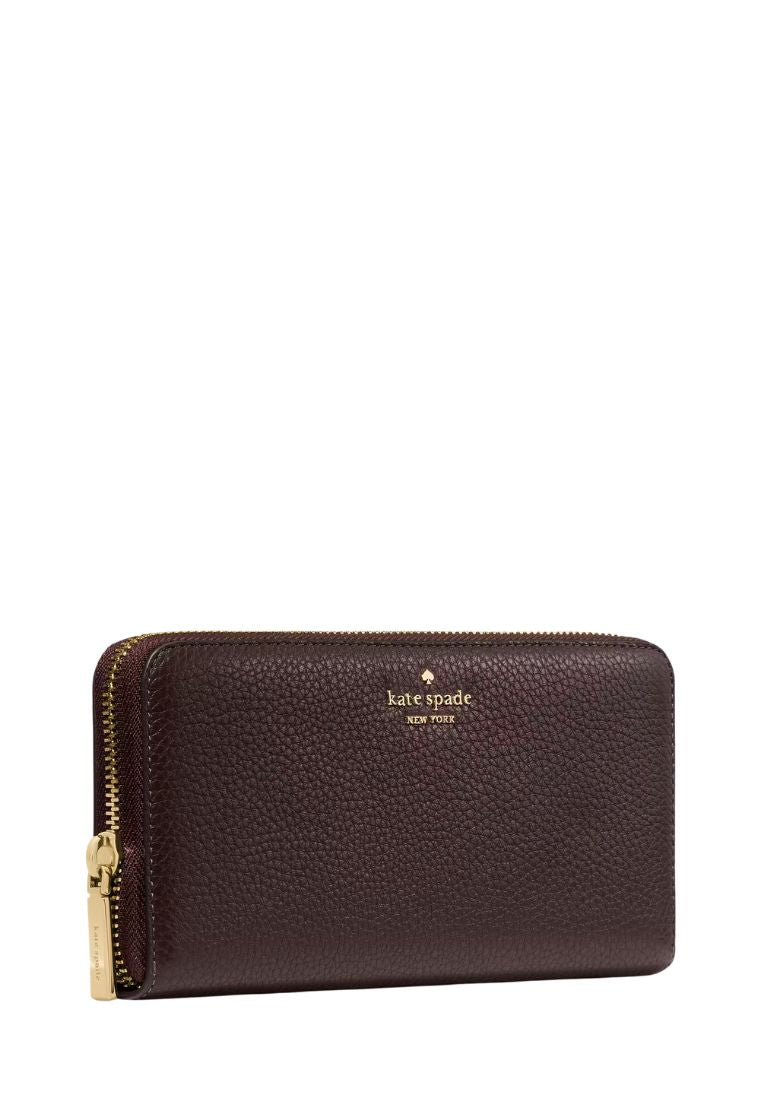 Lena Large Continental Wallet Hot Fudge