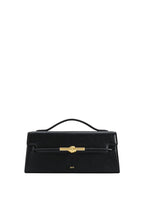 Lena Metal Rope Knot Top Handle Bag - Black