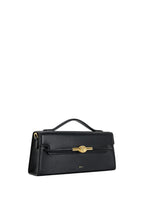 Lena Metal Rope Knot Top Handle Bag - Black
