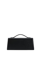Lena Metal Rope Knot Top Handle Bag - Black