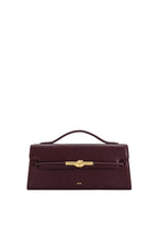 Lena Metal Rope Knot Top Handle Bag - Deep Claret