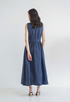 [MADE] Long Strap Dress Navy