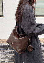 Low Bag Pull-Up Dark Brown