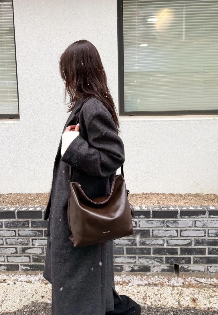 Low Bag Pull-Up Dark Brown