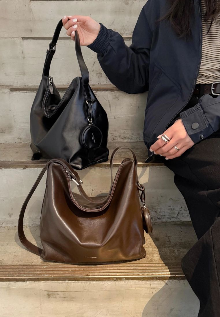 Low Bag Pull-Up Dark Brown