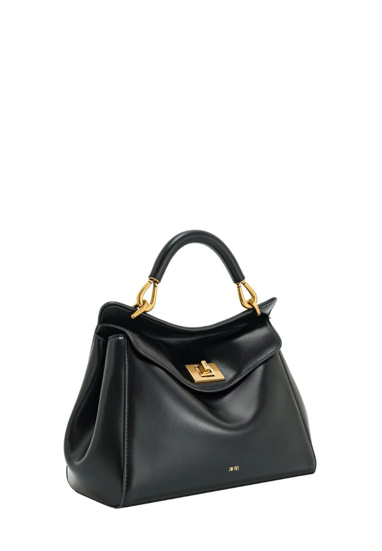 Lucia Classic Top Handbag - Black