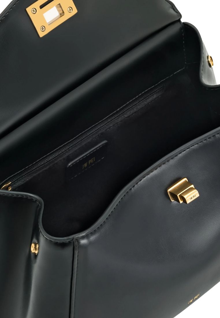 Lucia Classic Top Handbag - Black