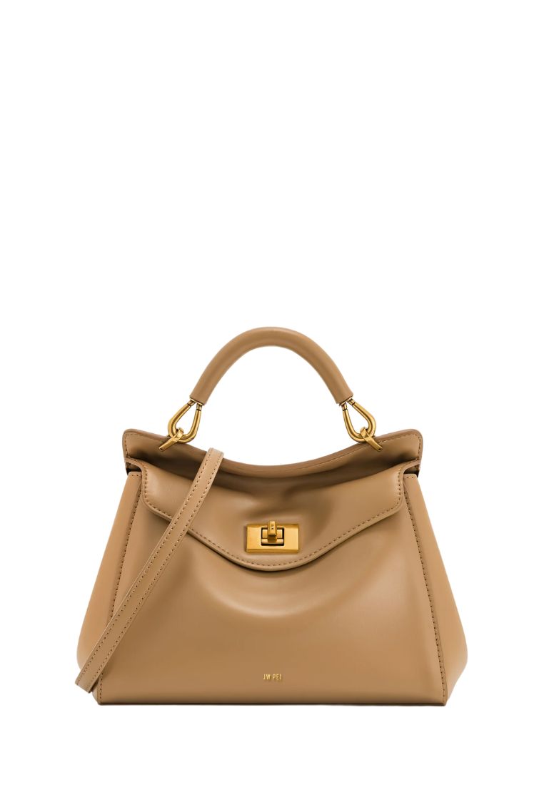 Lucia Classic Top Handbag - Brown