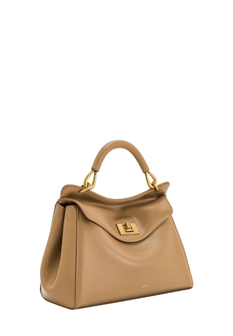 Lucia Classic Top Handbag - Brown