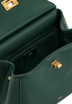 Lucia Classic Top Handbag - Dark Green