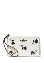 Lucy Floral Small Card Holder Wristlet Meringue Multi