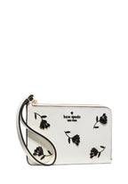 Lucy Floral Small Card Holder Wristlet Meringue Multi