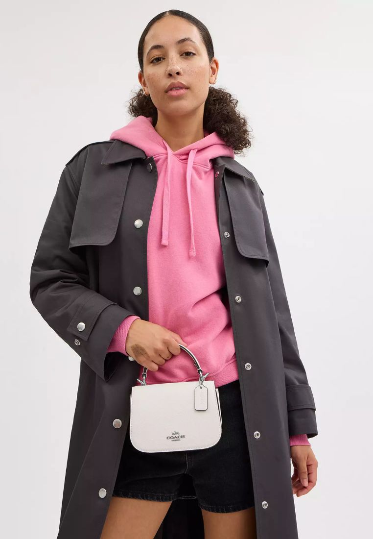 Lysa Top Handle Bag Silver Chalk