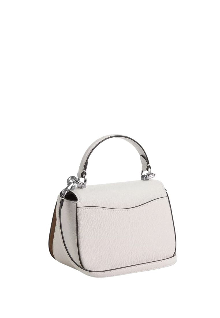 Lysa Top Handle Bag Silver Chalk