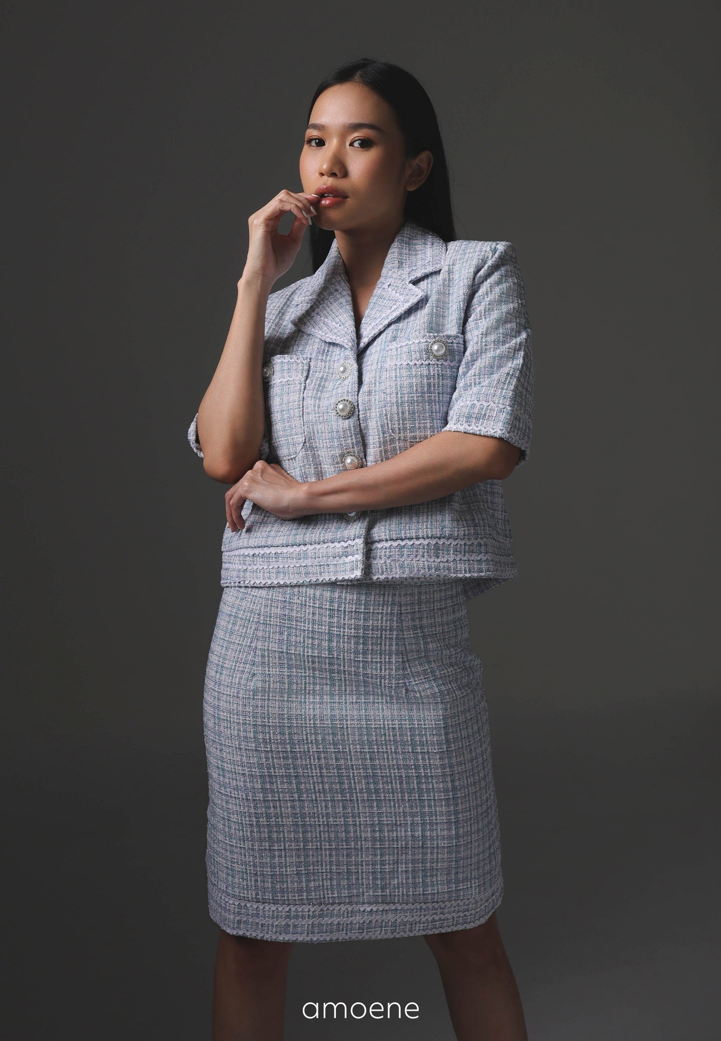 [MADE] Tweed Set Mint