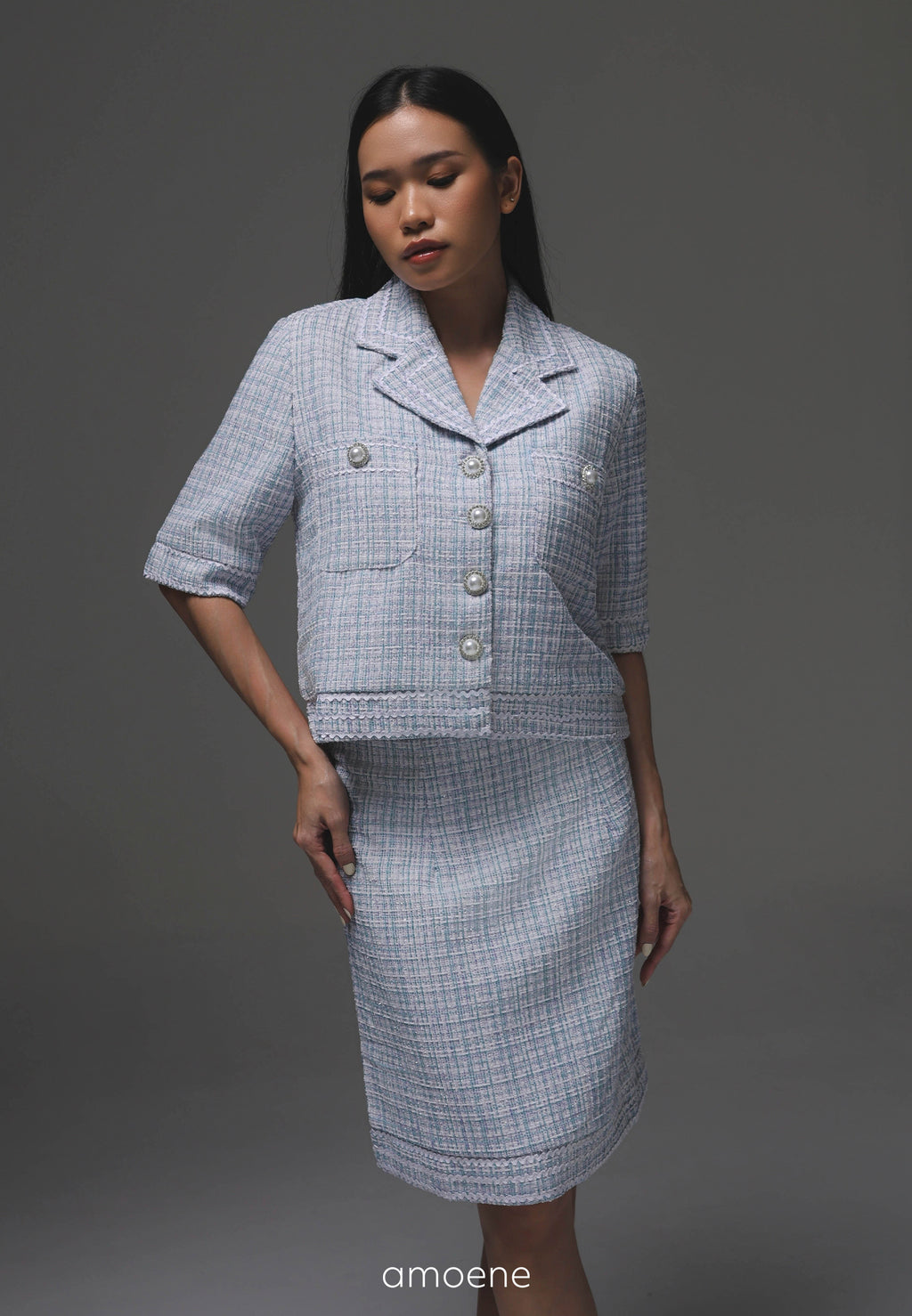 [MADE] Tweed Set Mint