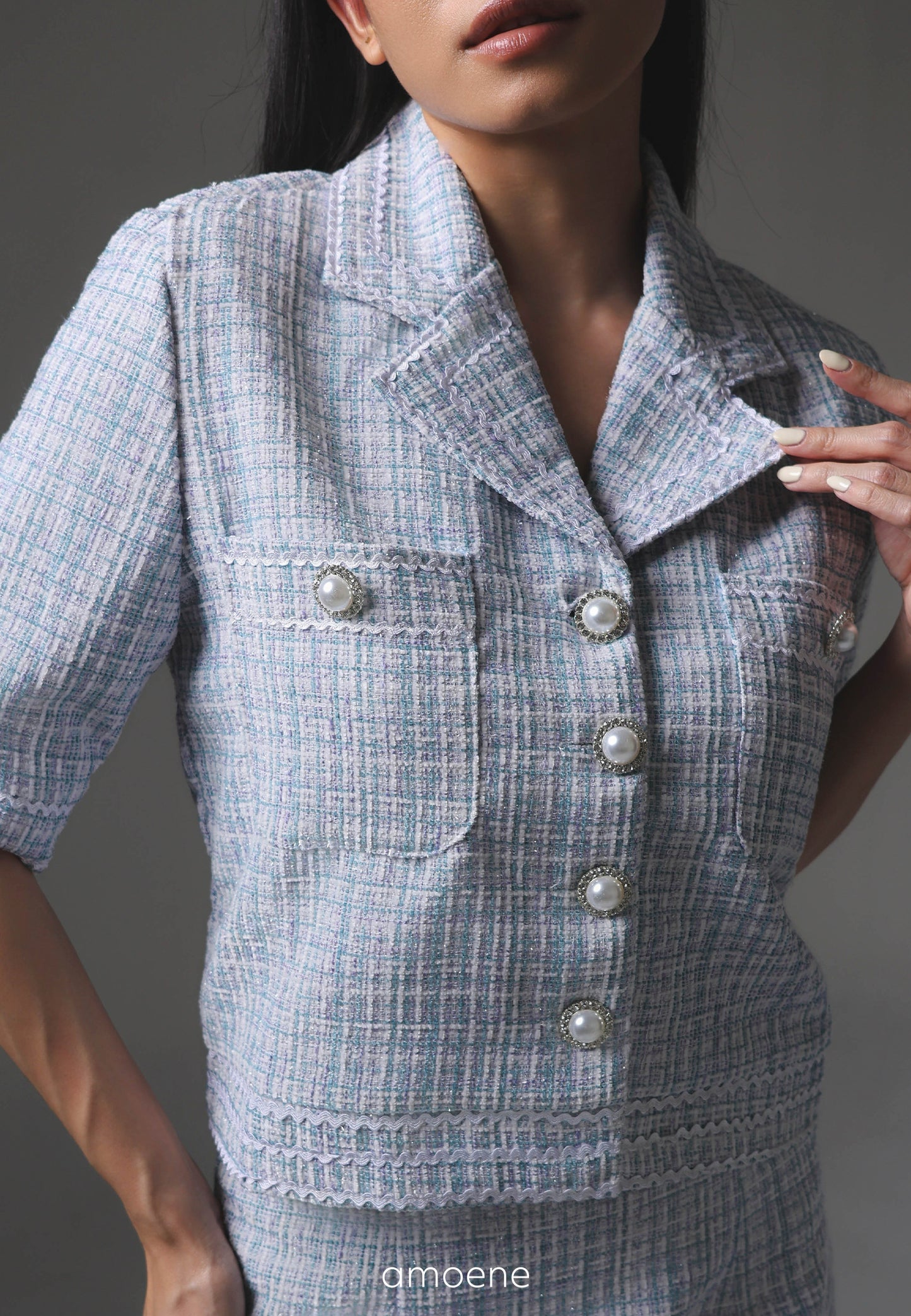 [MADE] Tweed Set Mint