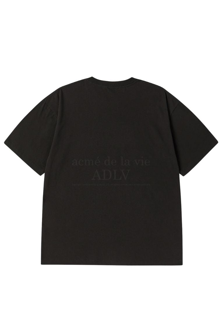 METAL BELLY Short Sleeve T-Shirt Black