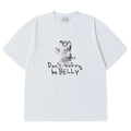 METAL BELLY Short Sleeve T-Shirt White