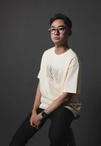 CLASSIC LOGO TEE cream
