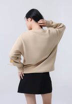 DOODLE BEAR SWEATSHIRT beige