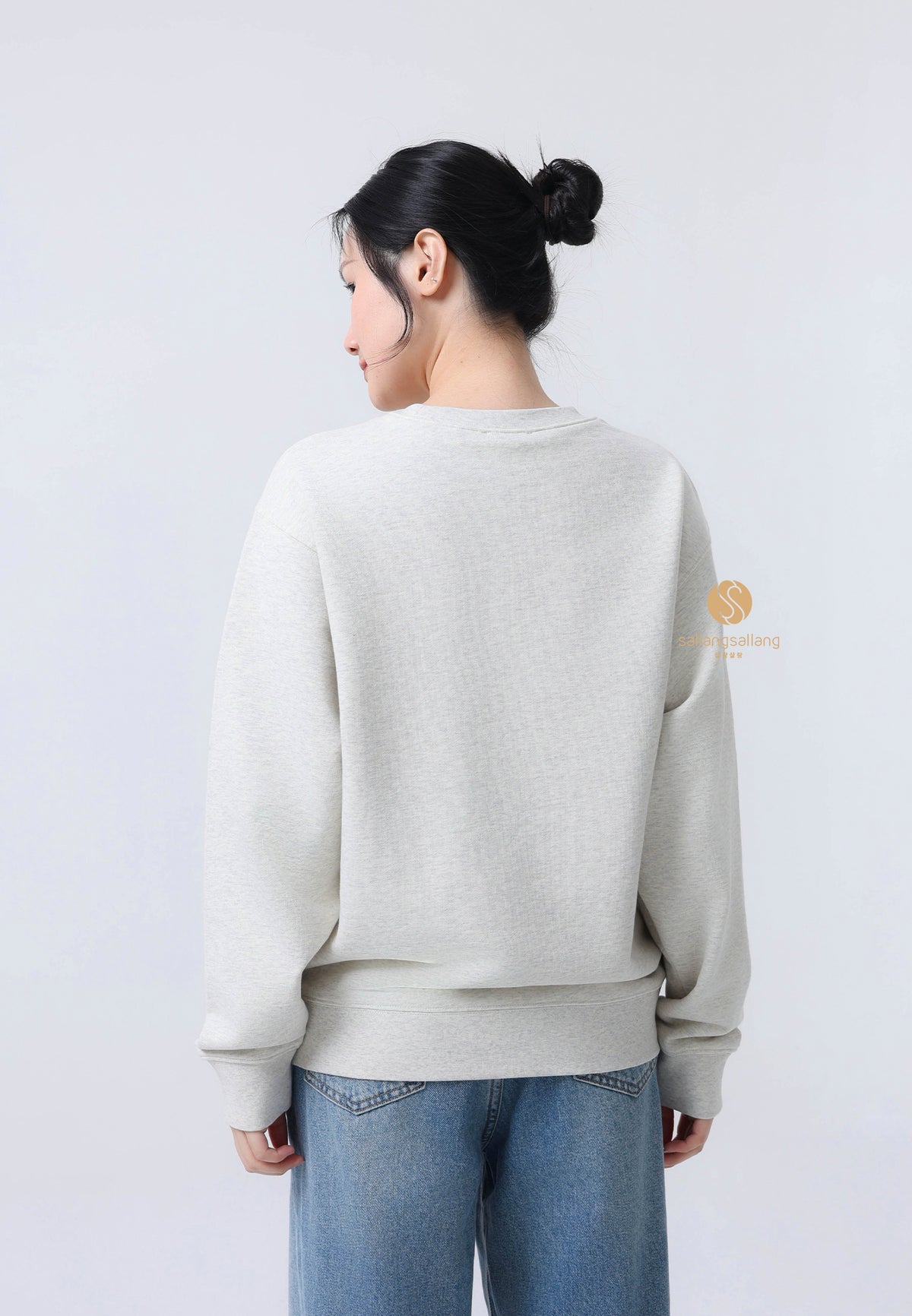 DOODLE BEAR SWEATSHIRT oatmeal