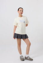 STAMP CLASSIC LOGO TEE cream