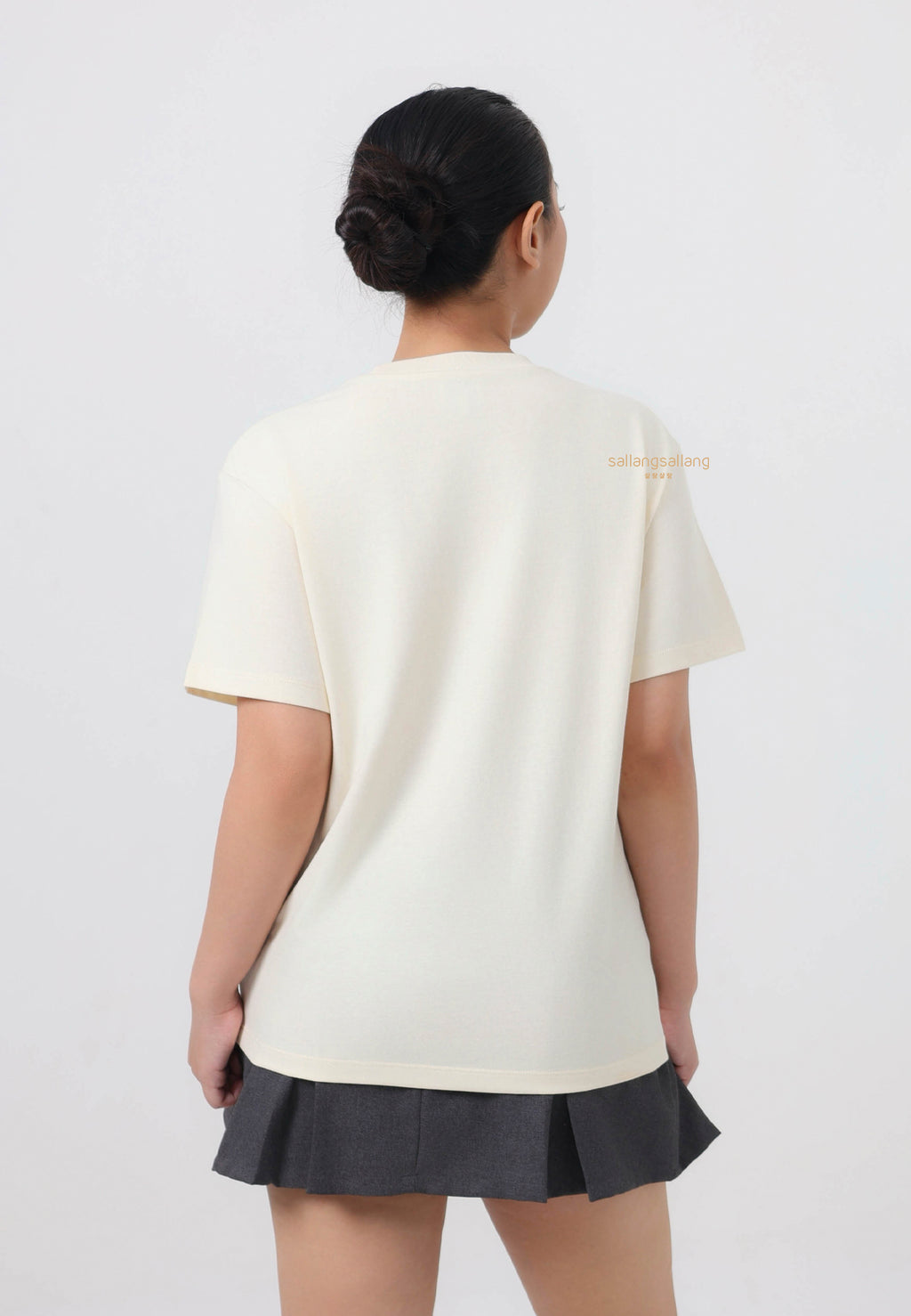 STAMP CLASSIC LOGO TEE cream