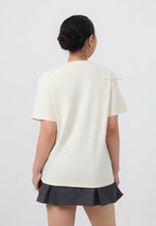 STAMP CLASSIC LOGO TEE cream