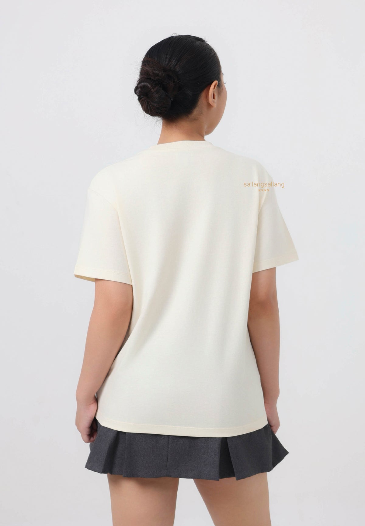 STAMP CLASSIC LOGO TEE cream