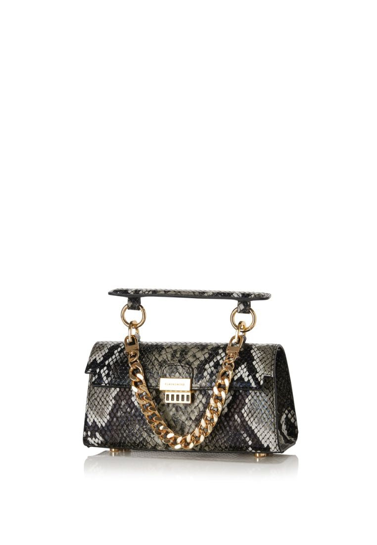 MICRO BAGUETTE grey python