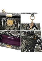 MICRO BAGUETTE grey python
