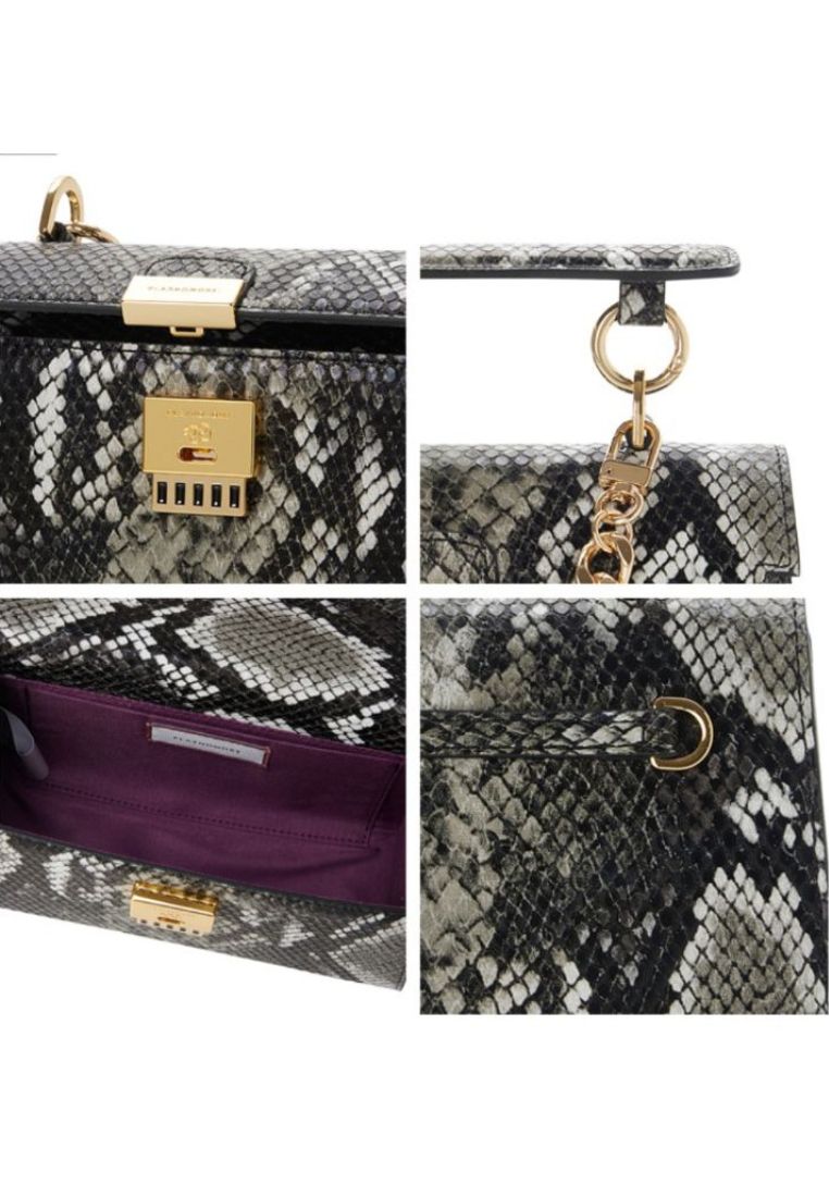 MICRO BAGUETTE grey python