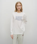 MINI DOODLE BEAR LONG SLEEVE white