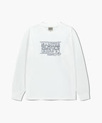 MINI DOODLE BEAR LONG SLEEVE white