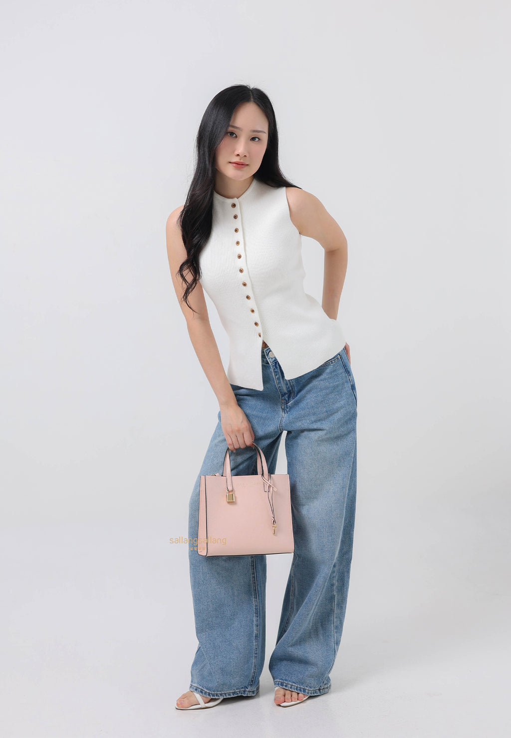 Mini Grind Tote Bag Peach Whip