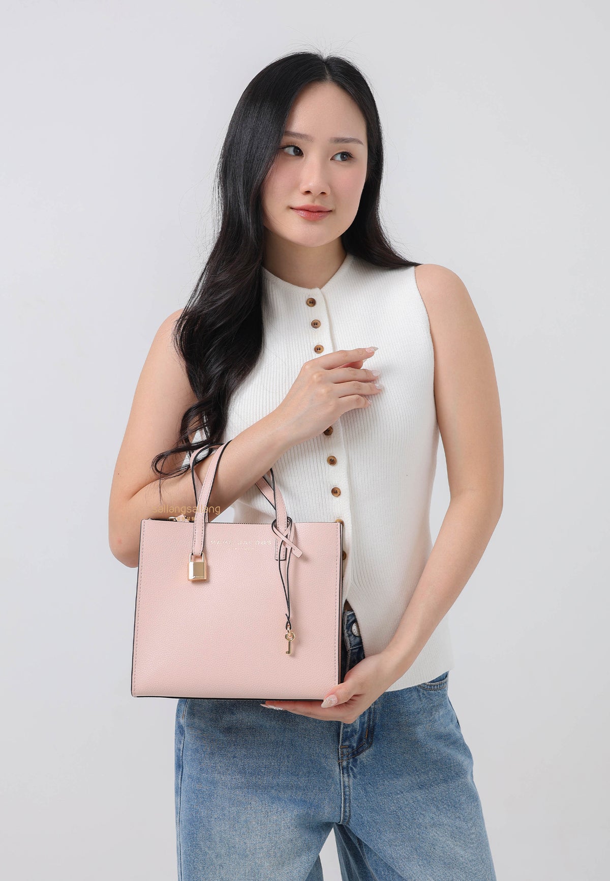 Mini Grind Tote Bag Peach Whip
