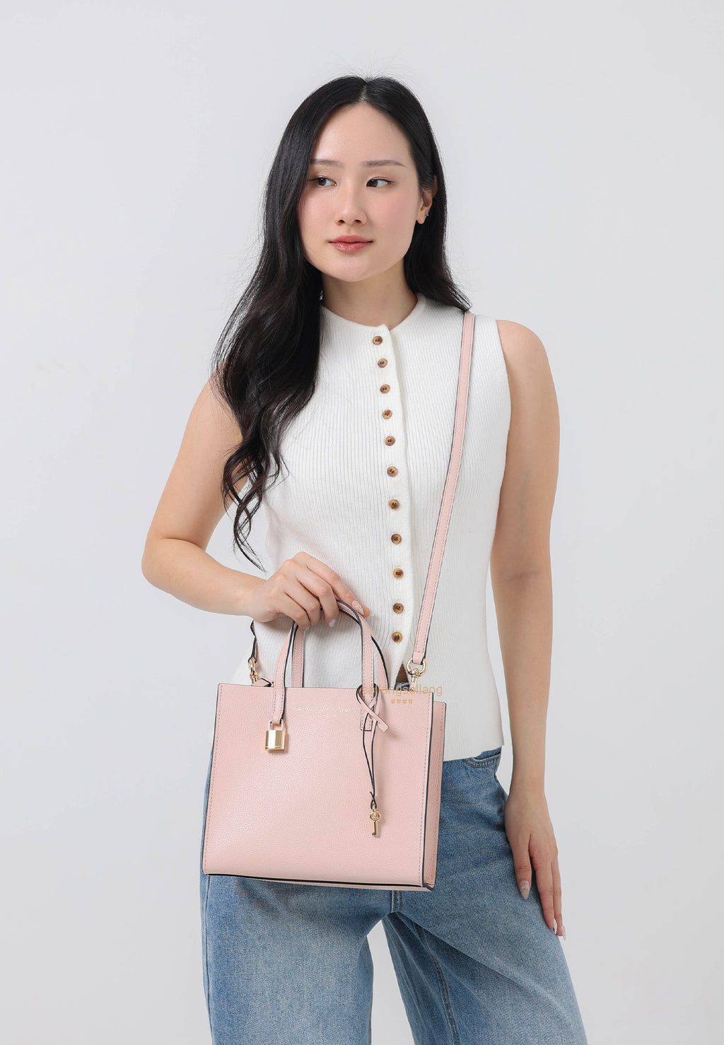 Mini Grind Tote Bag Peach Whip