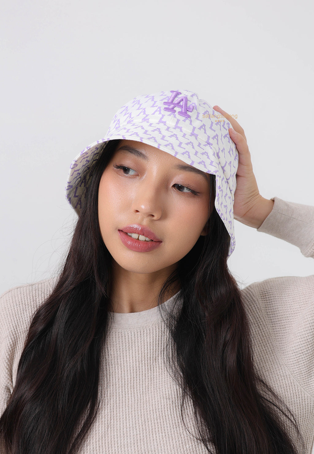 MONOGRAM Pastel Dome Hat LA DODGERS violet