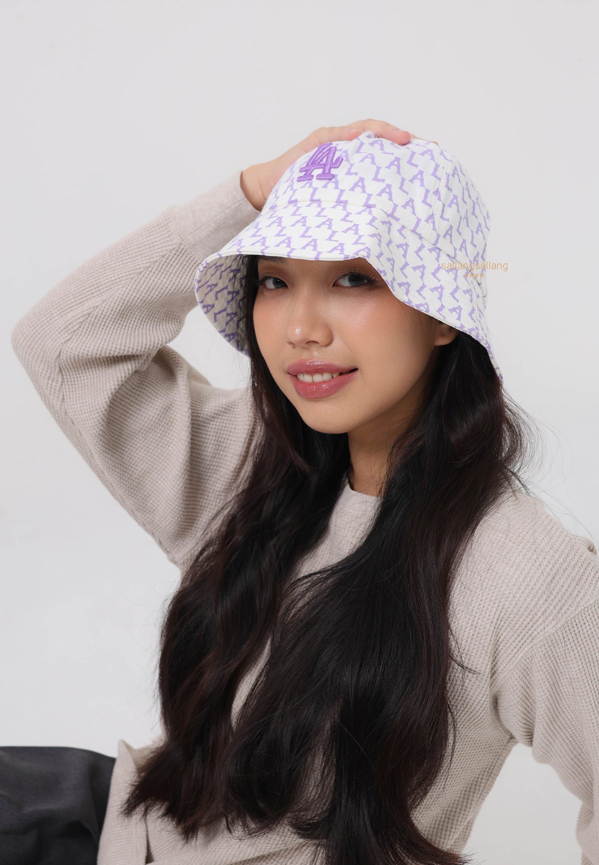 MONOGRAM Pastel Dome Hat LA DODGERS violet