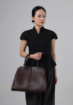 Blanc Large Burgundy Brown