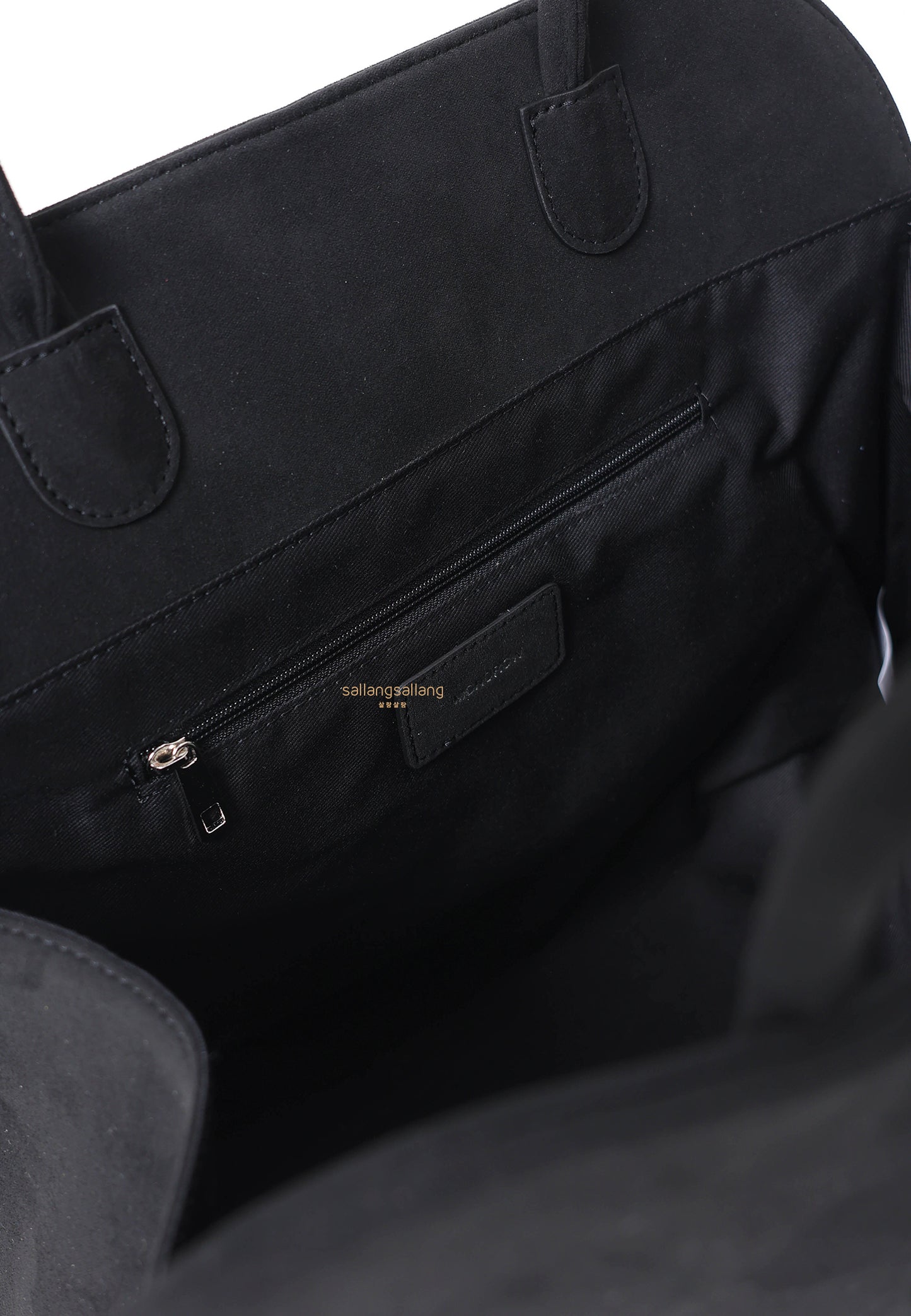 Blanc Large Suede Black