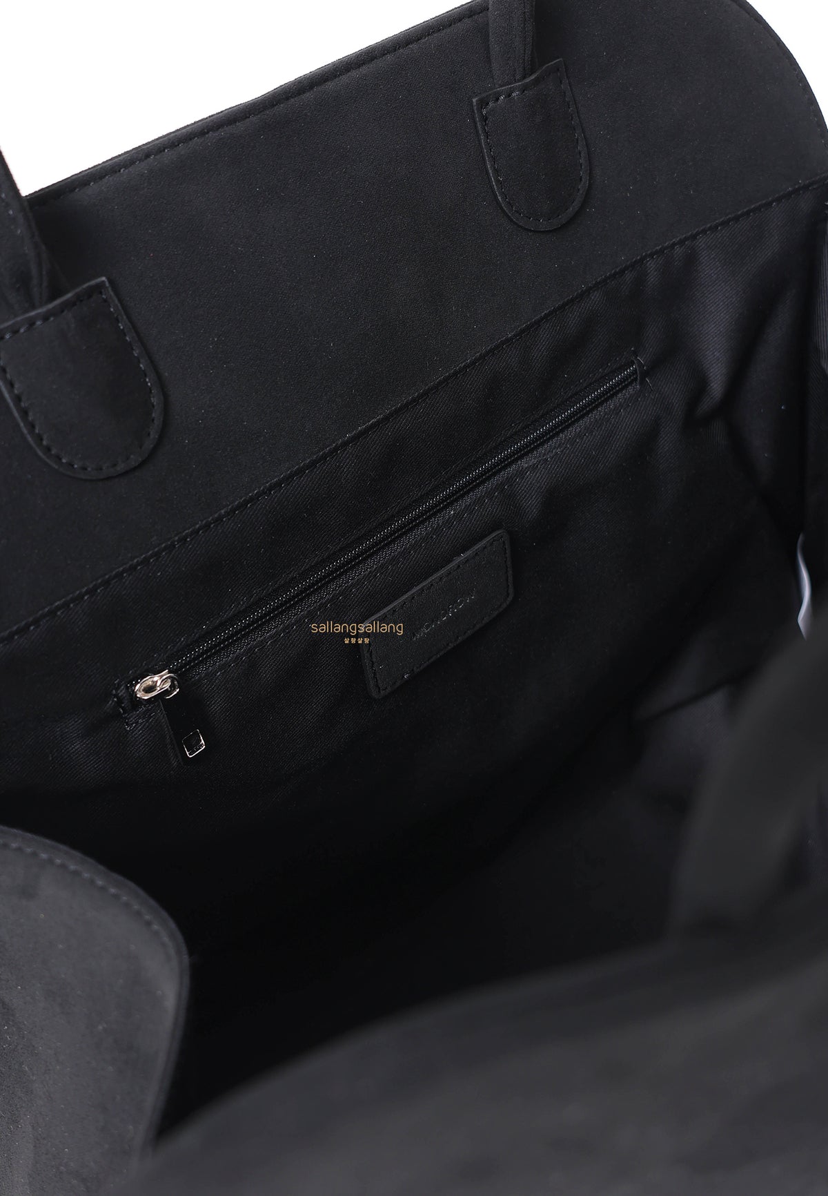 Blanc Large Suede Black