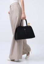 Blanc Medium Suede Black